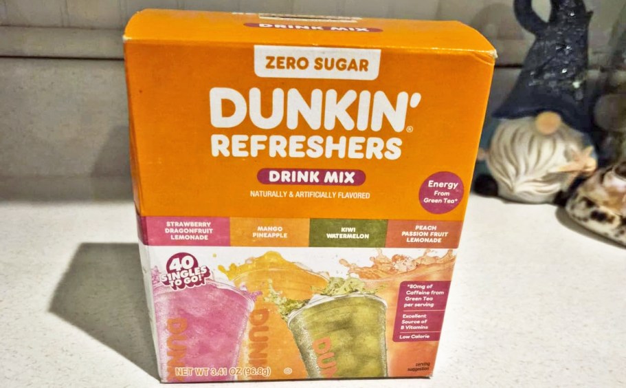 Dunkin’ Refreshers Drink Mix 40-count Variety Pack Only $6.42 Shipped for Prime Members
