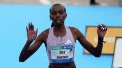 Ngetich breaks women-only half-marathon record