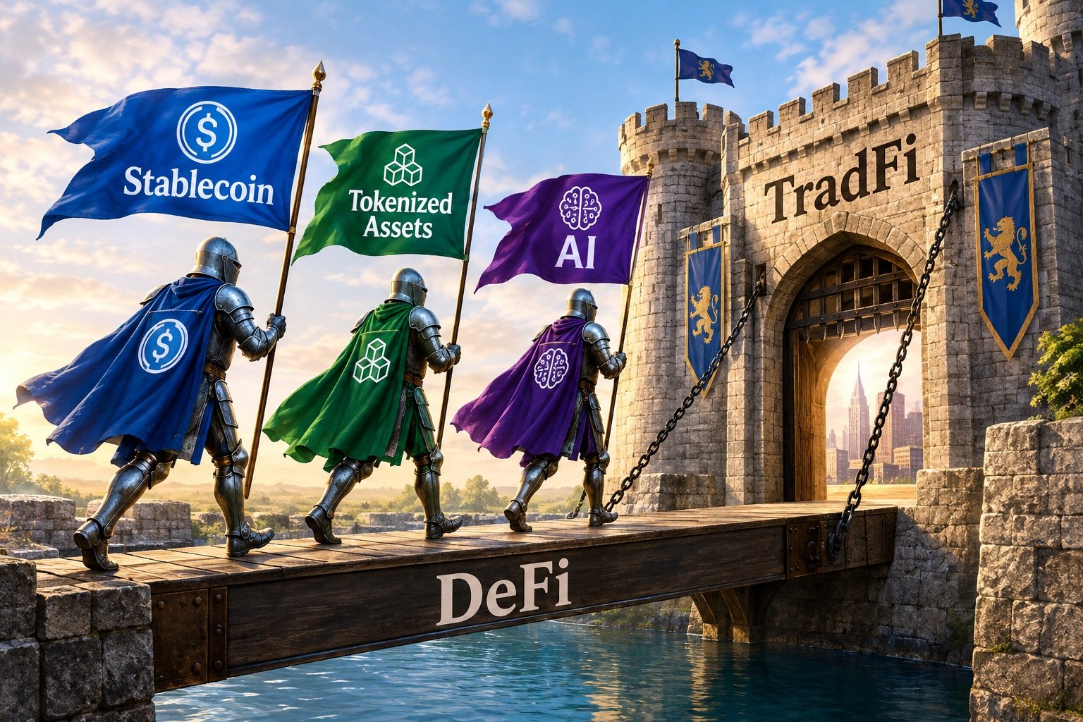 Storming the TradFi castle: Stablecoins, tokenized assets and AI are claiming their place in global finance