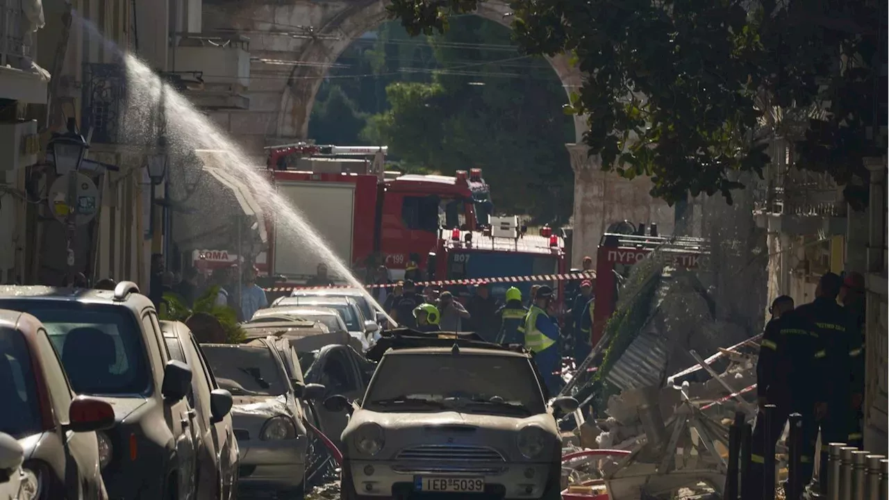 Four Americans among six killed in Athens blast that collapsed building near Acropolis