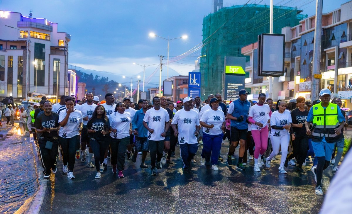 PHOTOS: Musanze lights up for night run against drug abuse