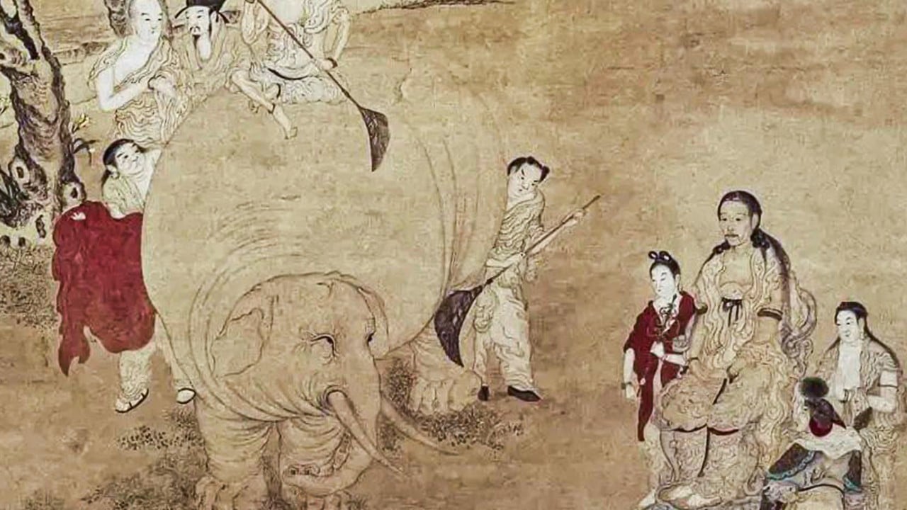 Sacred Splashes: Ancient Chinese Ritual of ‘elephant Washing’ for Good Fortune