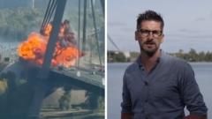 Kyiv Under Fire: Russian Strikes Hit Northern Bridge for Second Day