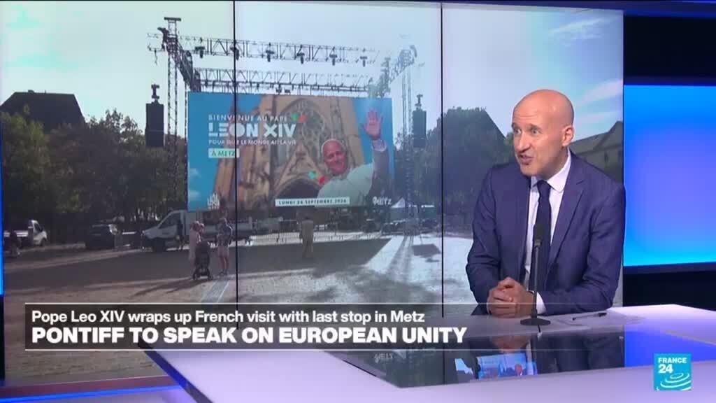 Pope to speak on European unity on last day of France visit