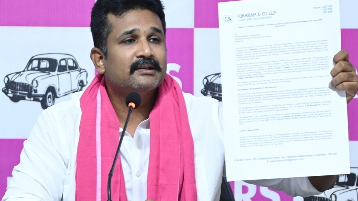 BRS Accuses Telangana Government of 'Mortgaging' Land for ₹10,000 Crore