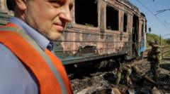 Terror on the Tracks: Russian Drones Turn Ukraine's Trains into Targets