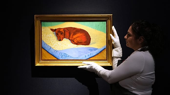 Rare Kandinsky Masterpiece and Hockney’s Beloved Dog Painting Head to London Auction