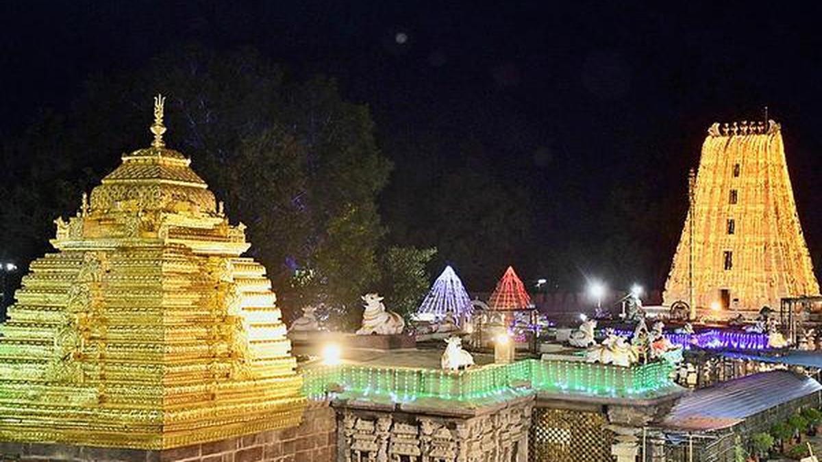 Srisailam Decked Up for Devi Sarannavaratri Celebrations