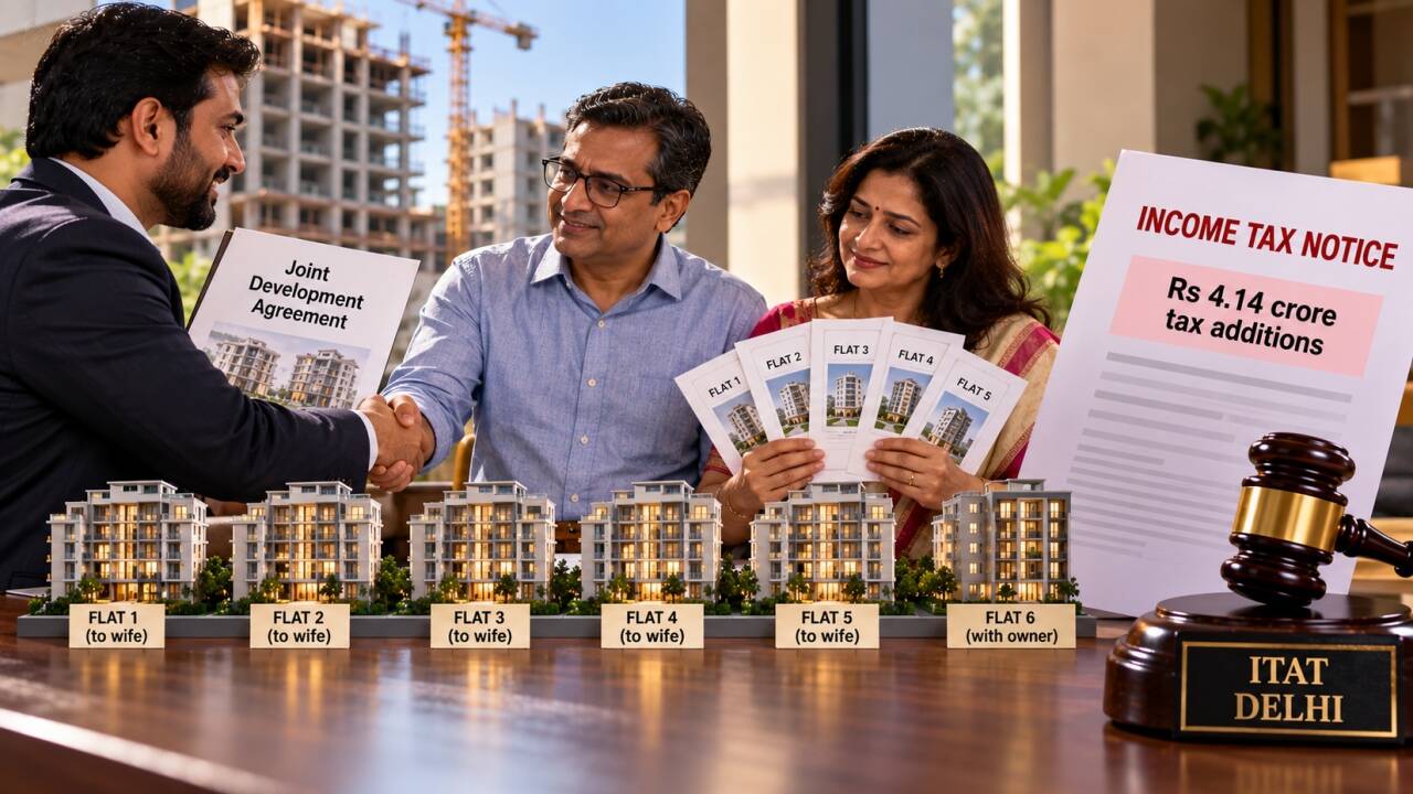 Man Gets Flats Under Builder Deal, Transfers 5 to Wife; Gets Rs 4.14cr Tax Notice