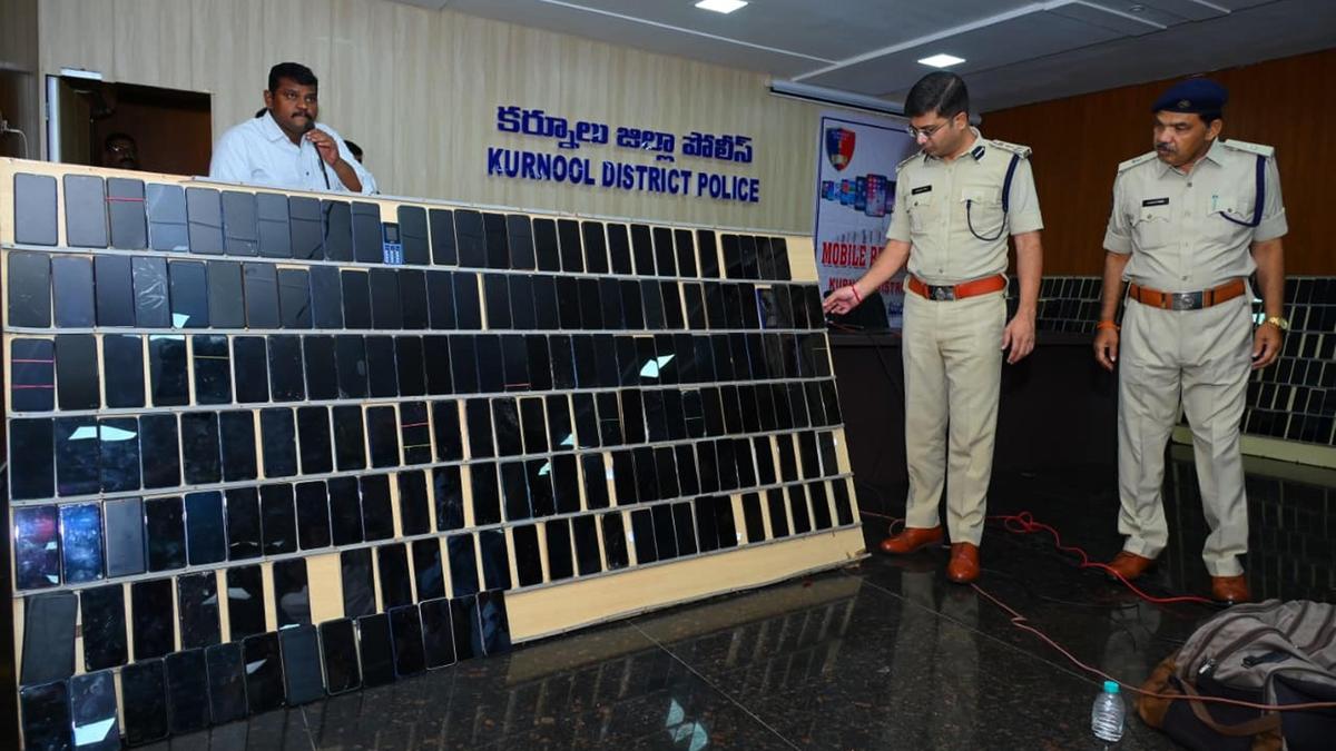 Kurnool Police Recover 589 Mobile Phones as International Observers React