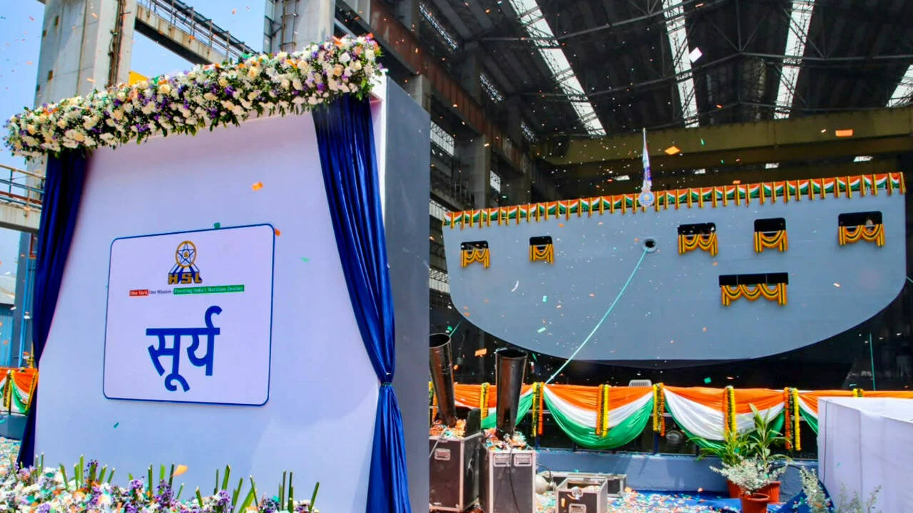 Rajnath Unveils First Desi Fleet Support Ship ‘surya’ at Visakhapatnam in Major Strategic Push