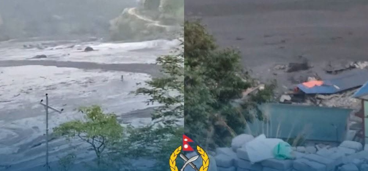 Budhigandaki Flood Destroys 45 Homes, 82 People Rescued