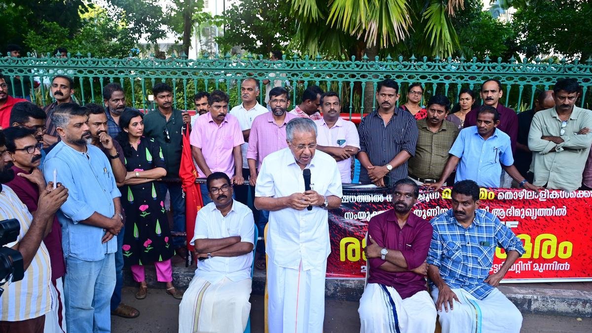 Kerala Opposition Leader Pinarayi Demands Government Action to End Madhyamam Strike