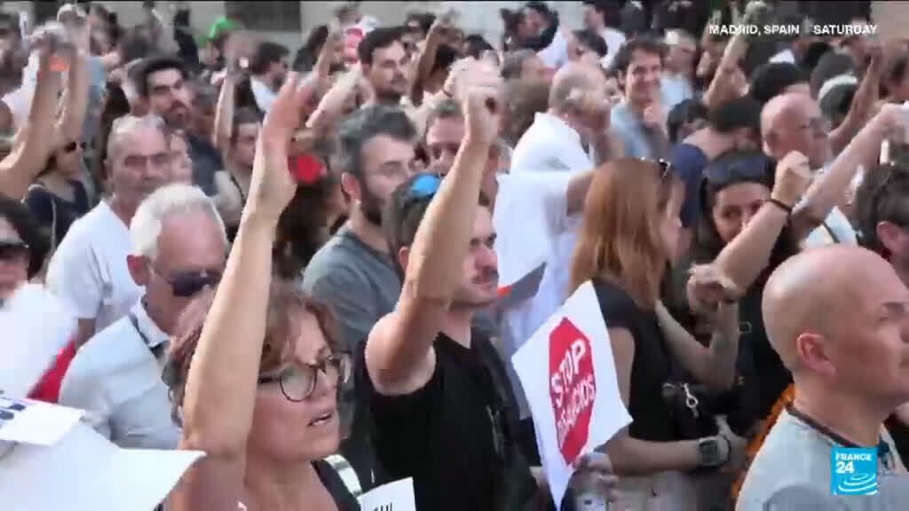 Housing crisis fuels Madrid protest