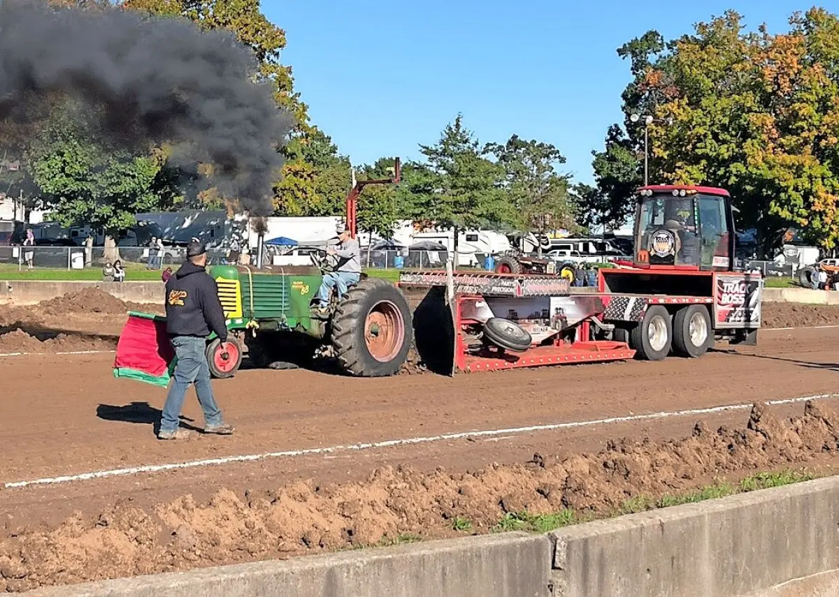 Coshocton County Fair Antique Tractor Pull Draws Competitors