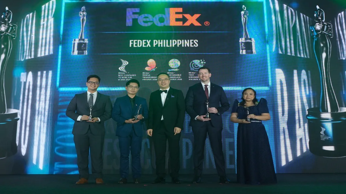 Fedex Philippines Takes 4th HR Asia Employer Listing and 3 Special Awards