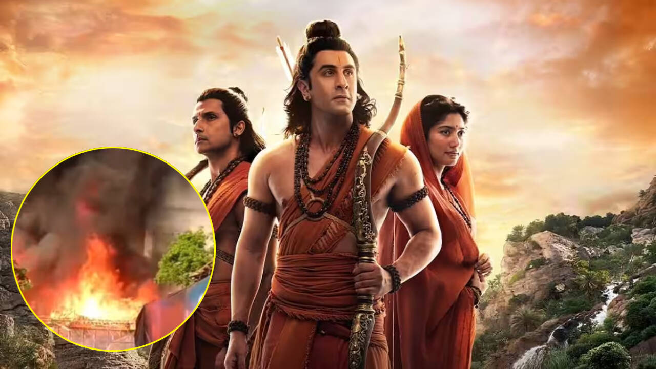 Fire Breaks Out on Ranbir Kapoor and Sai Pallavi's 'ramayana' Temporary Set