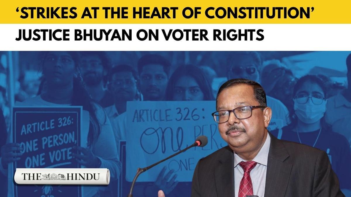 Supreme Court Justice Bhuyan Warns Mass Voter Exclusion 'Fatal to the Constitution'