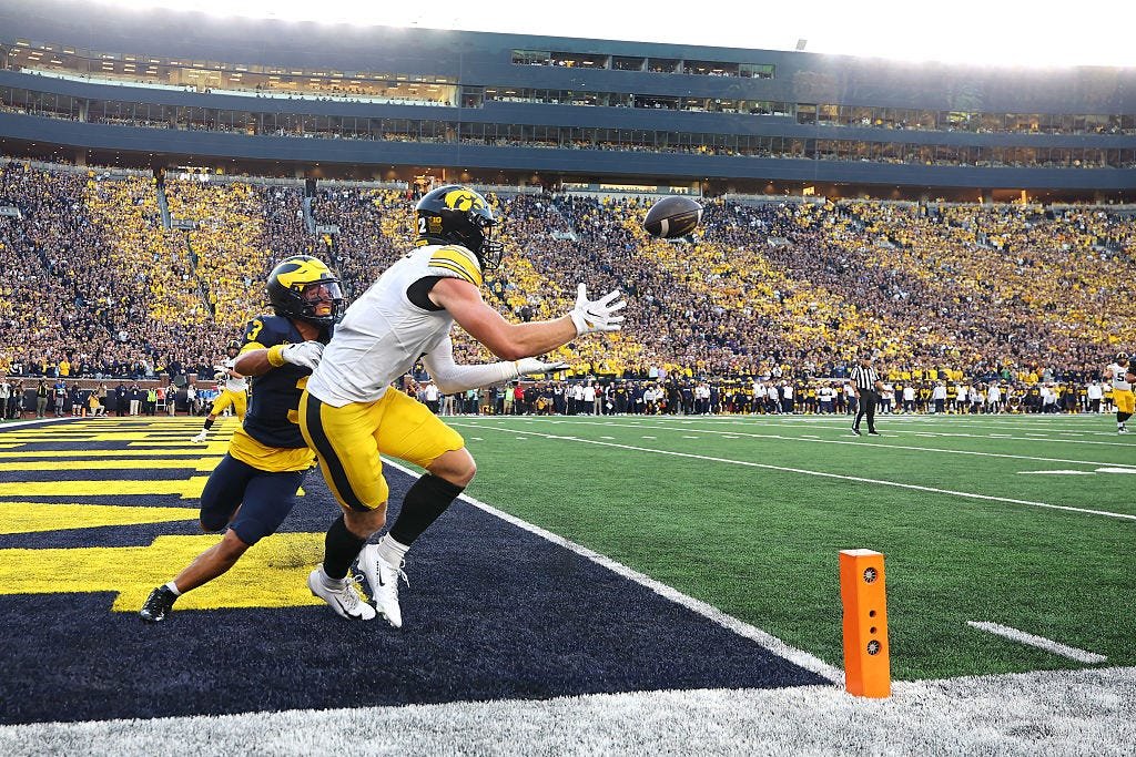 WATCH: Hank Brown, Reece Vander Zee connect for game-winning touchdown at Michigan