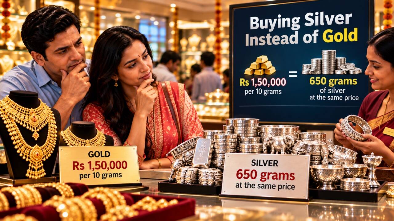 International Briefing: Gold's Rs 1.5 lakh price drives buyers to silver who get 650g silver at same price