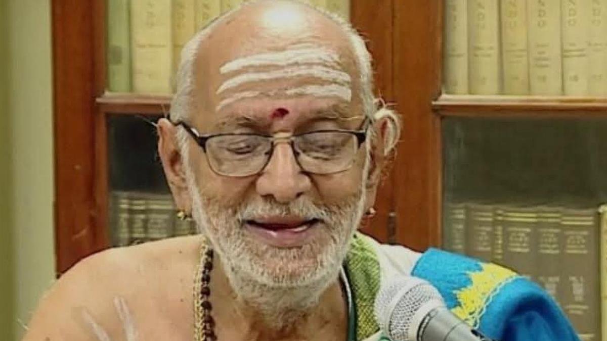 Renowned Sanskrit scholar Mahamahopadhyaya R. Krishnamurthy Shastri passes away in Chennai