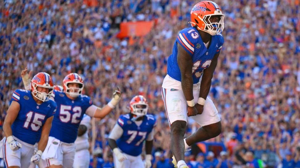 Jadan Baugh and No. 21 Florida run roughshod over 4th-ranked Ole Miss, 52-28 in the Swamp