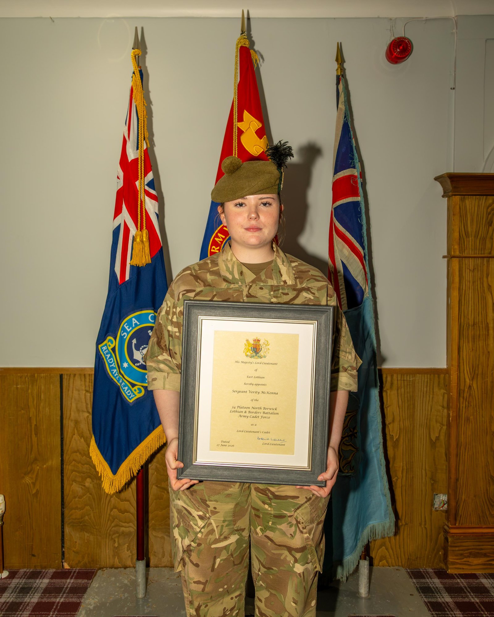 Breaking: New Lord Lieutenant’s Cadets Appointed in East Lothian
