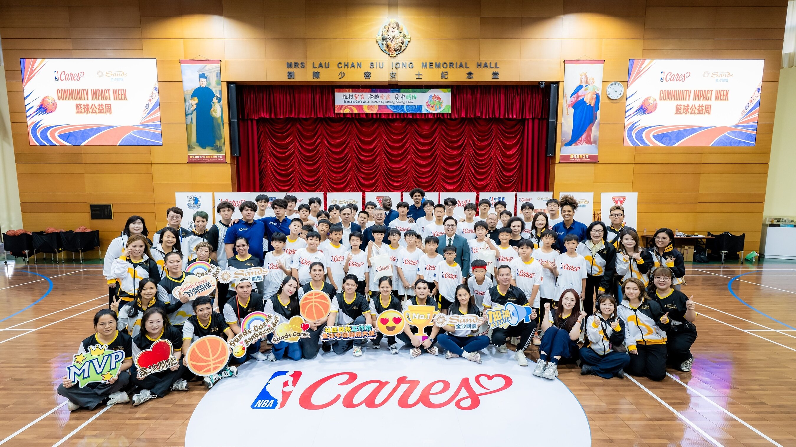 Sands China Extends 'impact Week' Reach, Bringing NBA Legend and Coaches to School