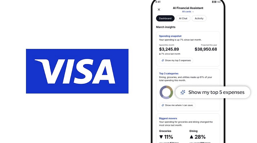 Visa Unleashes AI Financial Assistant to reshape Banking Apps