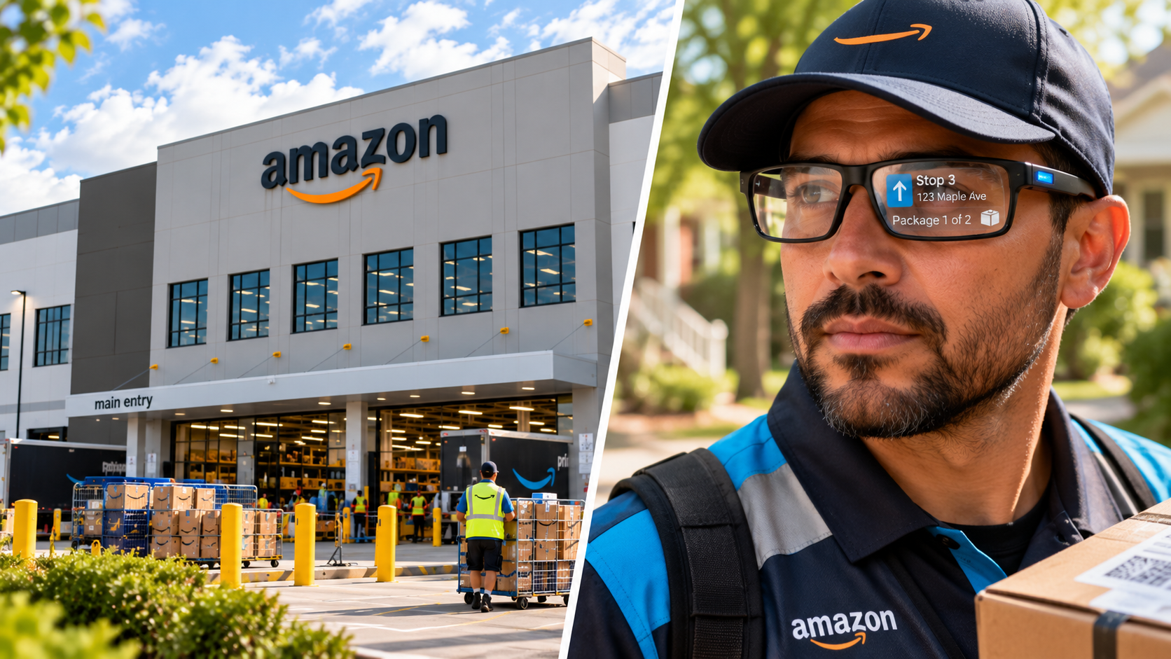 Amazon Drivers Forced to Wear AI Glasses as Surveillance Empire Expands