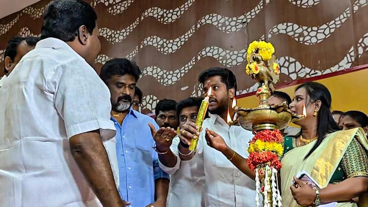 TVK MLA Causes a Flutter, Upset at Congress MP Getting to Light the Lamp Ahead of Him at Community Baby Shower Ceremony in Tiruchi
