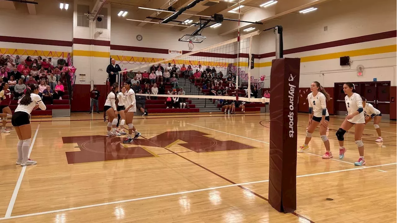 Pink Power: Mendon High Volleyball Digs Deep to Spike Breast Cancer