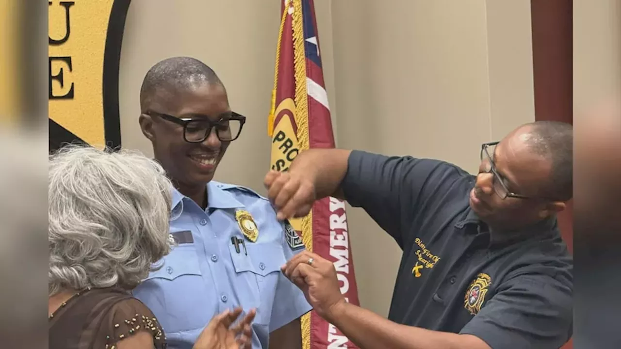 Montgomery Fire Department Promotes First Black Female Lieutenant Ebony Jones