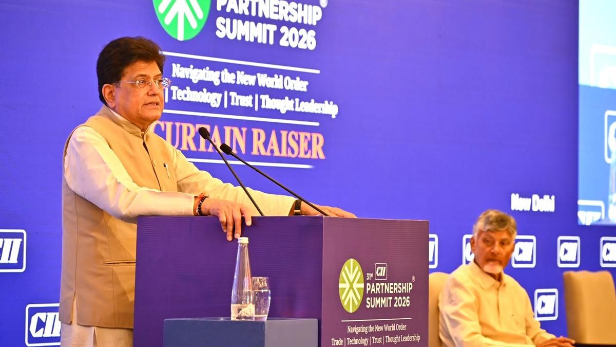 Piyush Goyal Backs Andhra’s Investment Pitch at CII Curtain Raiser; Naidu Cites ₹22 Lakh Crore in Agreements