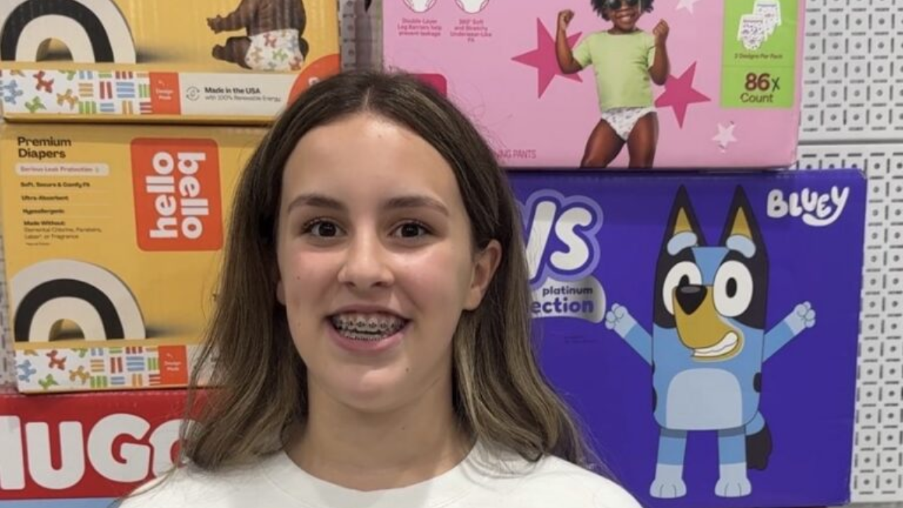 Global Perspective: Arizona girl started diaper drive at 7; five years later, she delivered 30,000