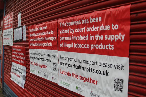 Multiple Nottinghamshire Shops Closed Down As £100k of Illegal Tobacco Products Uncovered