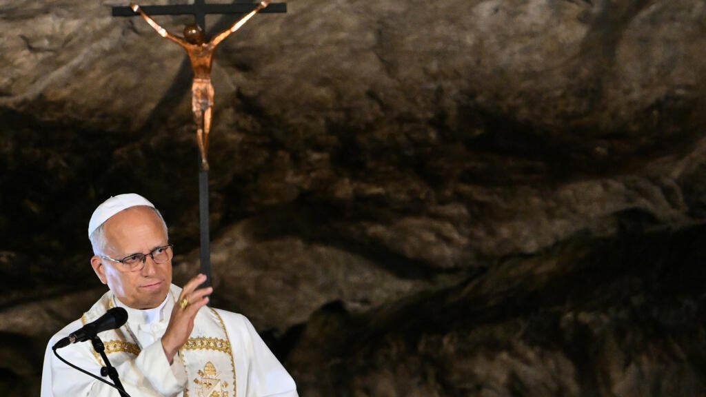 Pope Leo XIV visits Lourdes after Paris mass to meet clergy sexual abuse victims