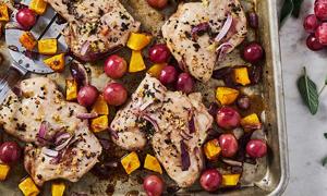 5 Comidas Fáciles En Bandeja Para Horno Con Uvas De California