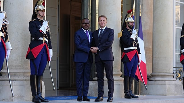 Benin's President Wadagni Holds Talks With Macron During First Official Visit to France