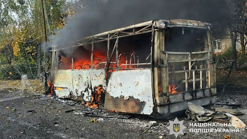 Russian Launches Strikes on On Buses Kills 30 in Ukraine's Frontline City of Kramatorsk as Regional Tensions Surge