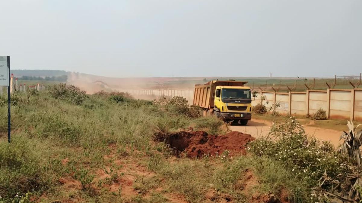 Roads Damaged During Bhogapuram Airport Construction Leave Villages Cut Off, Farmers Unable to Reach Fields