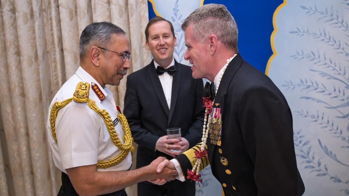 Admiral Paparo Meets Top Indian Military Leadership at U.s. Envoy’s Dinner in New Delhi