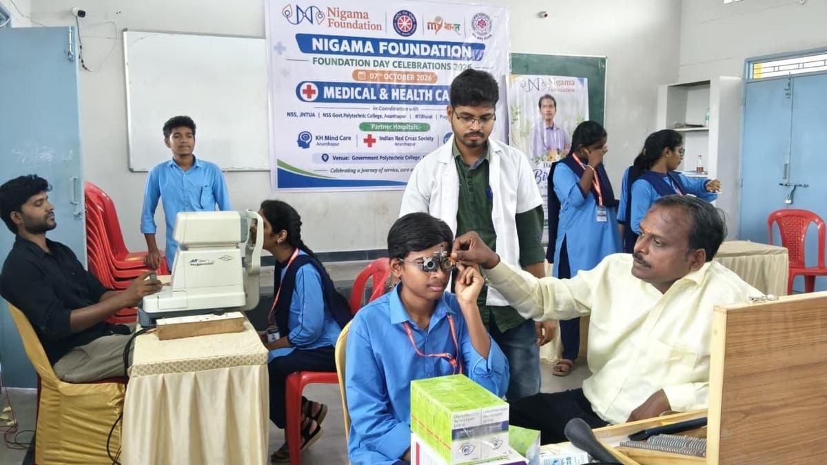 600 Students Receive Free Health Screenings at Anantapur Camp