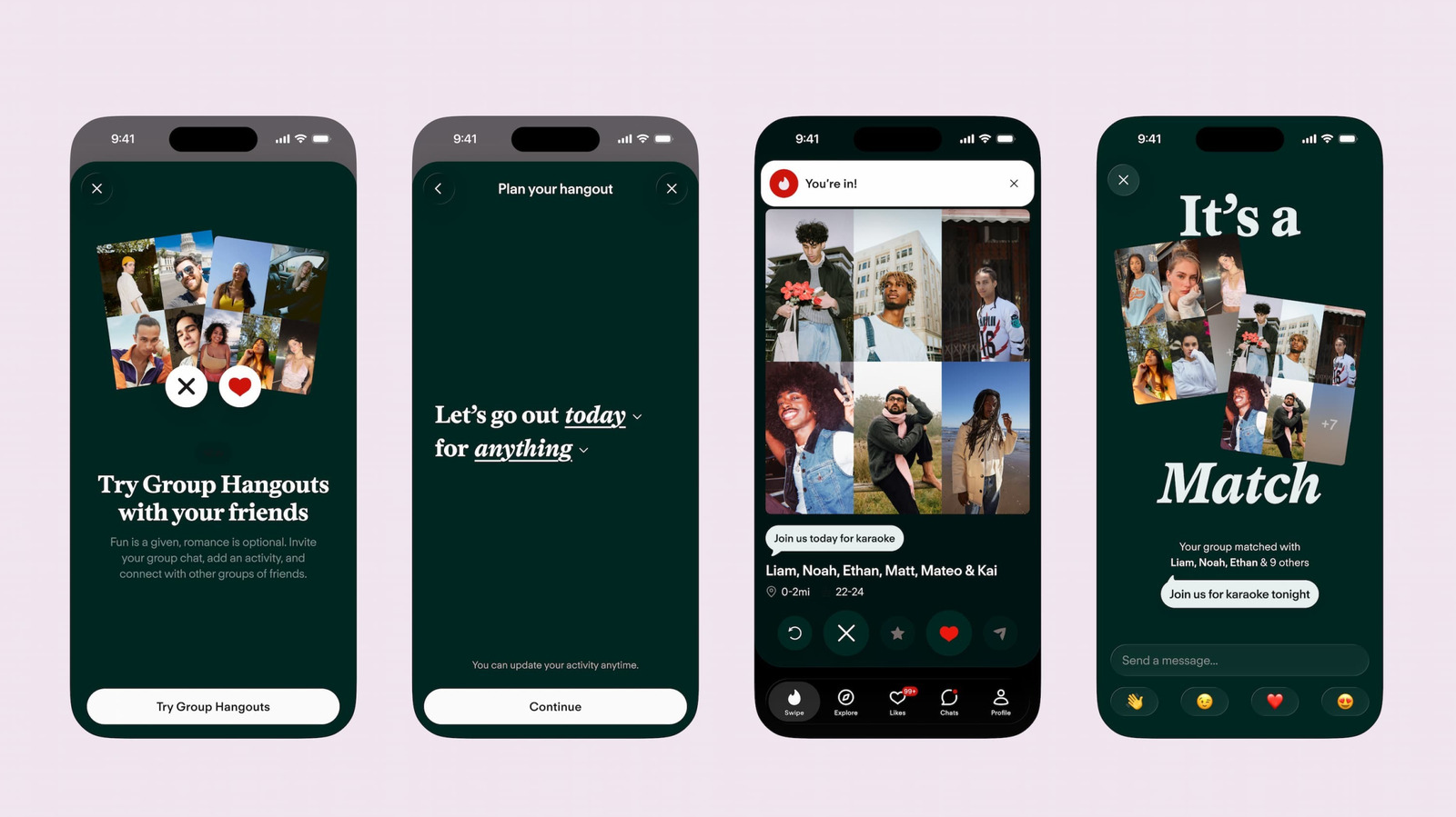 Inside the Transition: Tinder now offers group hangouts as an alternative to one-on-one dates