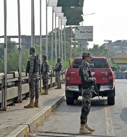 Rawalpindi Police Launch Massive Flag March to Secure Cricket Match