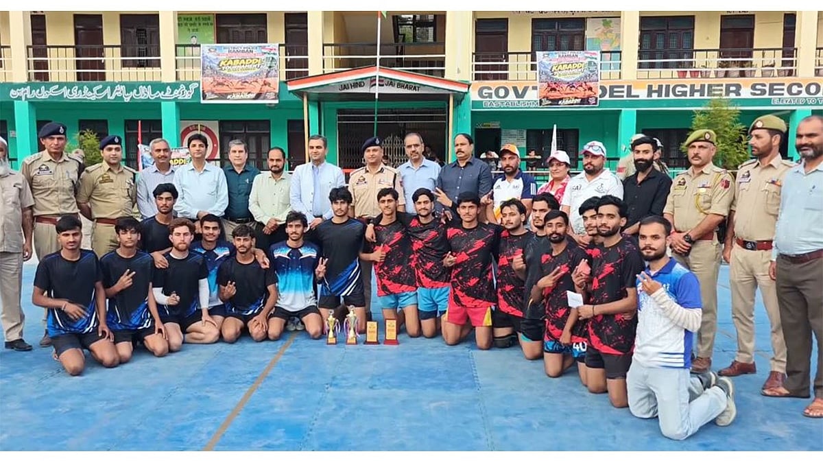 J-k Police Organises Kabaddi Tournament in Ramban to Engage Youth, Promote Sports