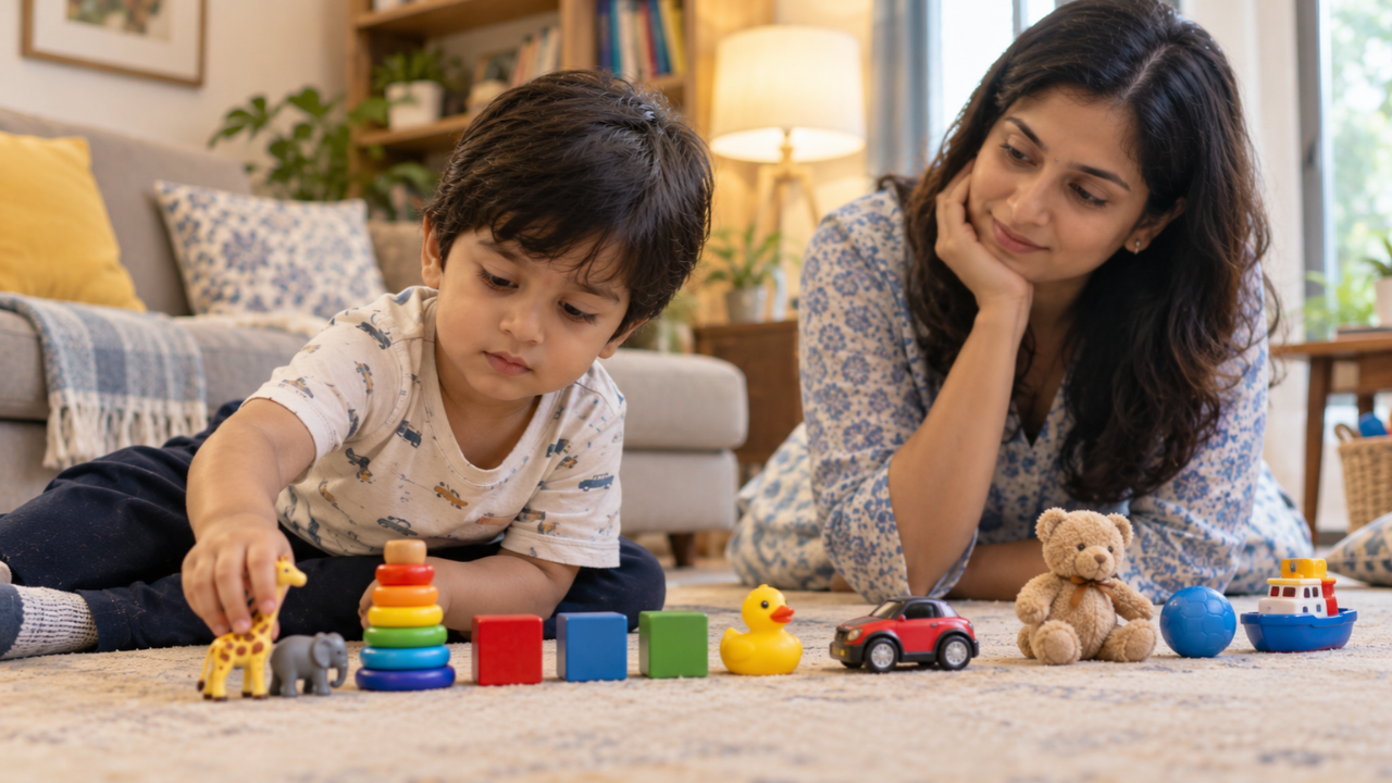 Why Some Kids Line Up Toys Instead of Playing, Per Psychology