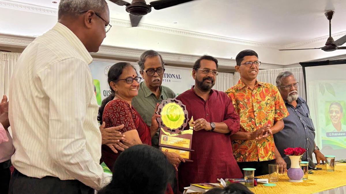 M. Suchitra Receives Prestigious G. Prabhakaran-OISCA Award