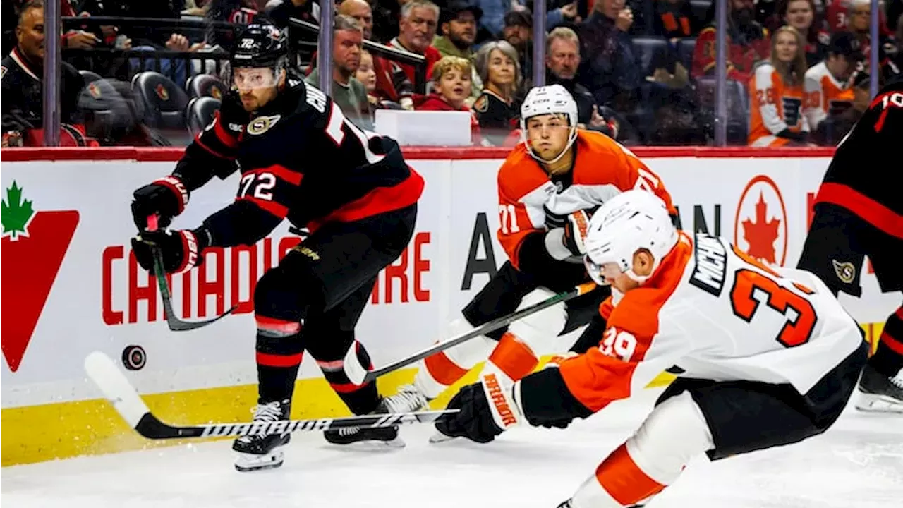 Four Consecutive First-period Penalties Halt Flyers’ Momentum in 2-1 Loss to Senators