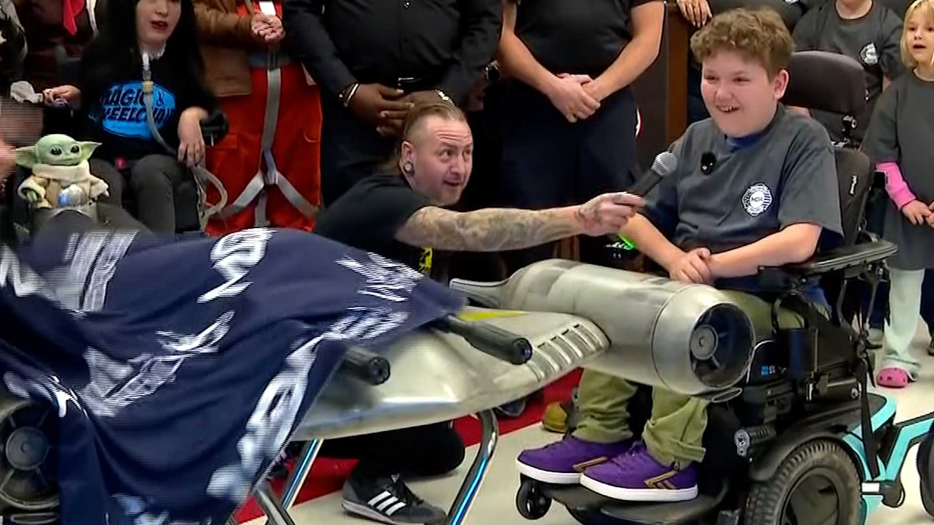 11-Year-Old Battling Rare Muscular Dystrophy Gets Star Wars Wheelchair Costume